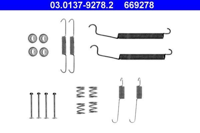ATE Accessory Kit, brake shoes