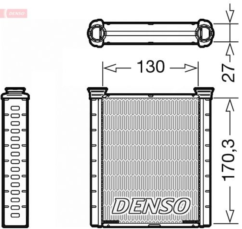 DENSO Heat Exchanger, interior heating