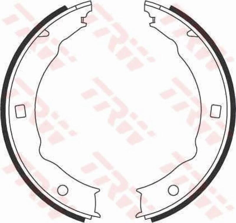 TRW Brake Shoe Set, parking brake