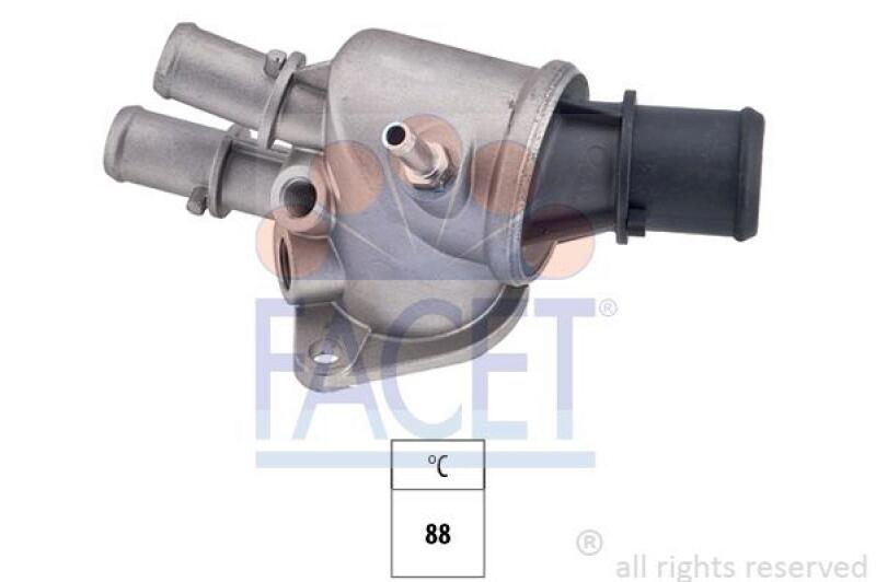 FACET Thermostat für Kühlmittel / Kühlerthermostat Made in Ita...