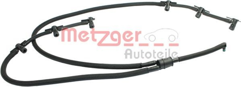 METZGER Hose, fuel overflow