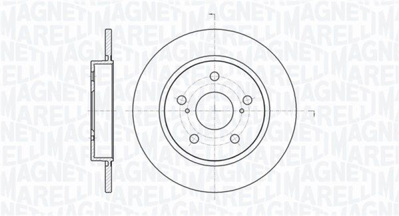 MAGNETI MARELLI Bremsscheibe