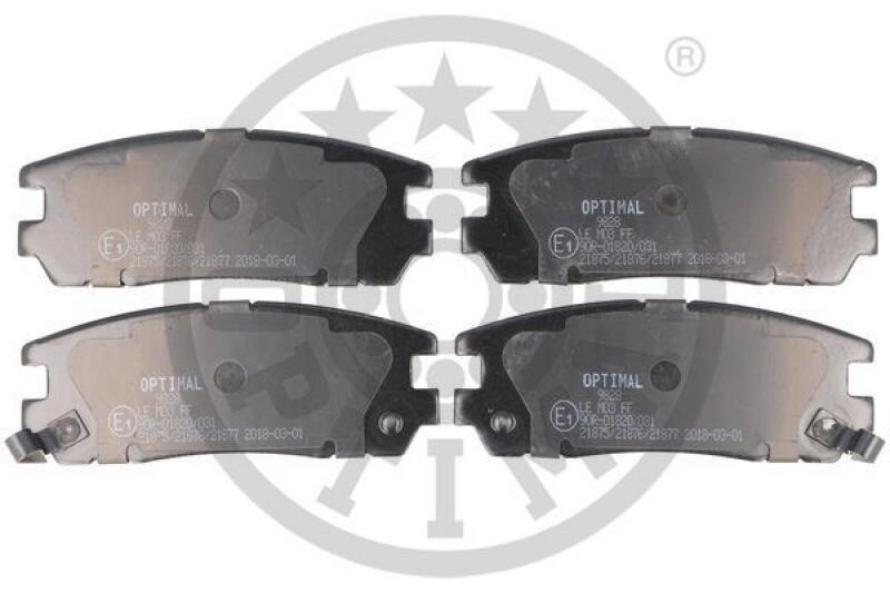 OPTIMAL Brake Pad Set, disc brake