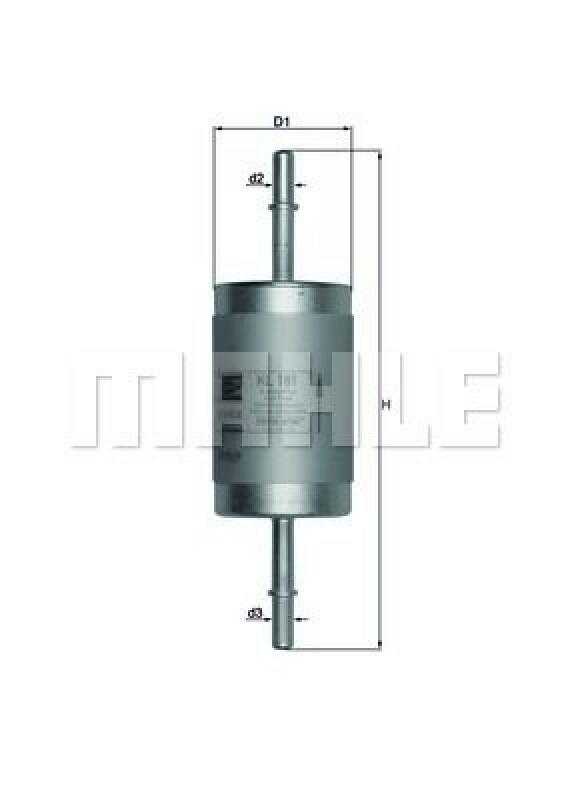 MAHLE Kraftstofffilter KL 181