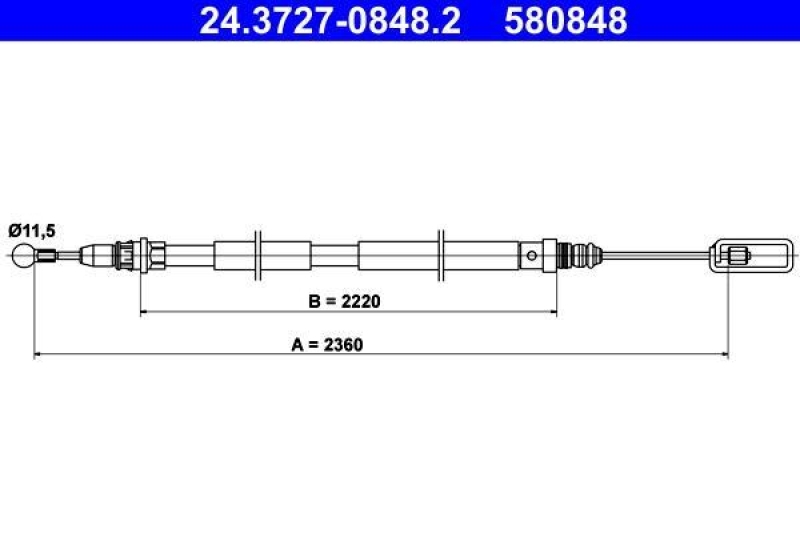 ATE Cable, parking brake