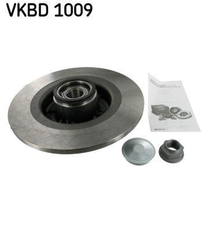 2x SKF Bremsscheibe VKBD 1009