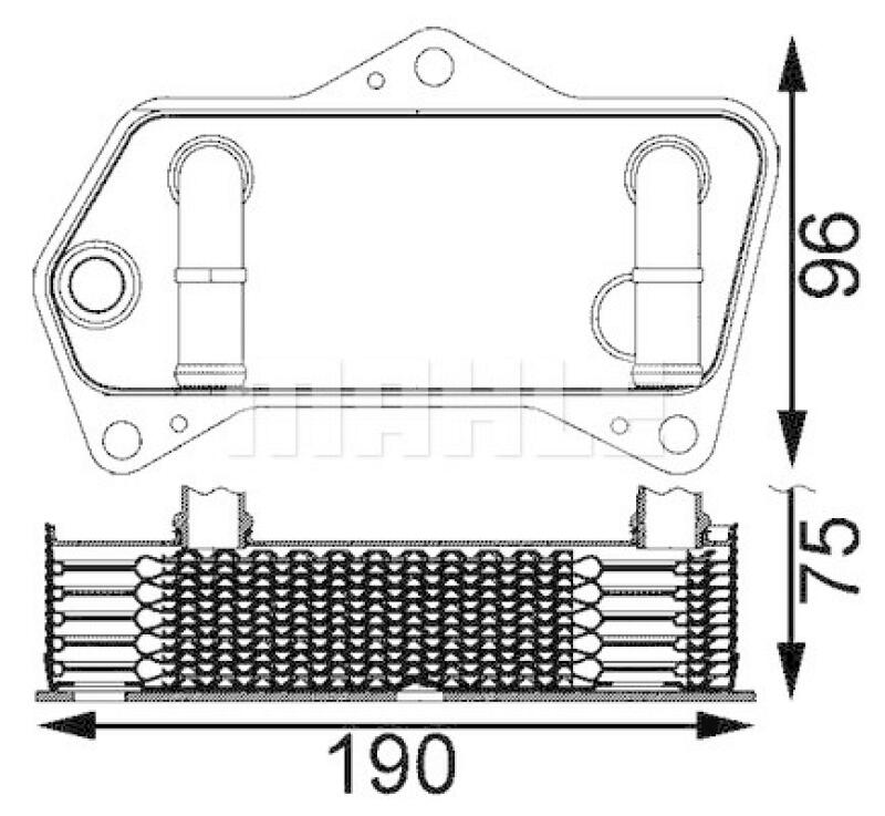 MAHLE Oil Cooler, automatic transmission