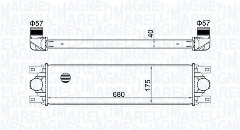 MAGNETI MARELLI Charge Air Cooler