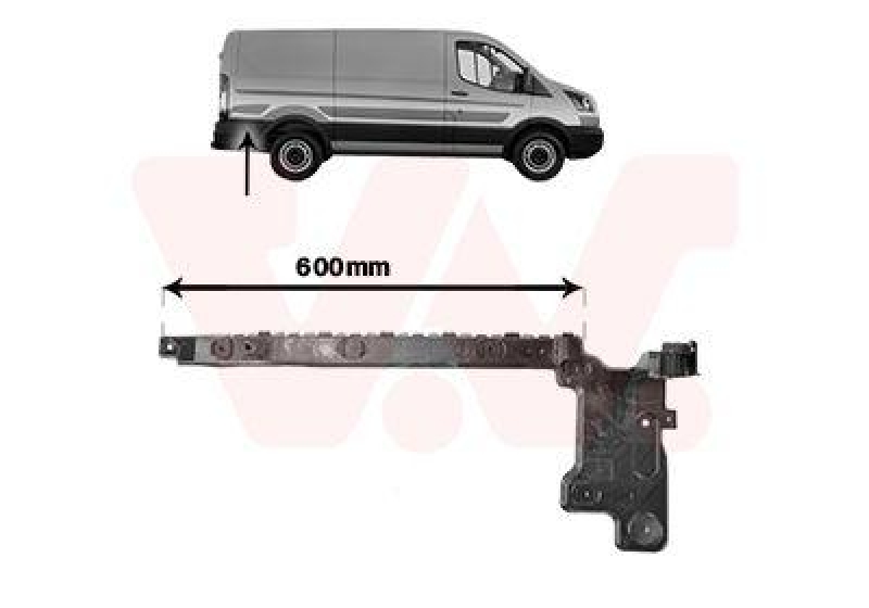 VAN WEZEL Halter, Stoßfänger