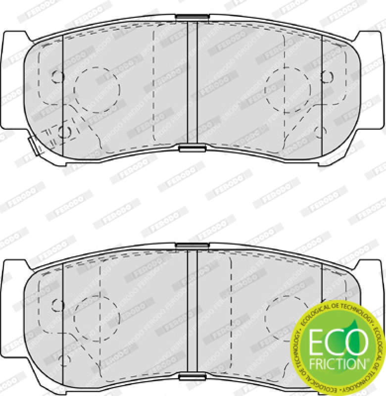 FERODO Bremsbelagsatz, Scheibenbremse PREMIER ECO FRICTION