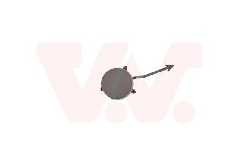 VAN WEZEL Flap, tow hook