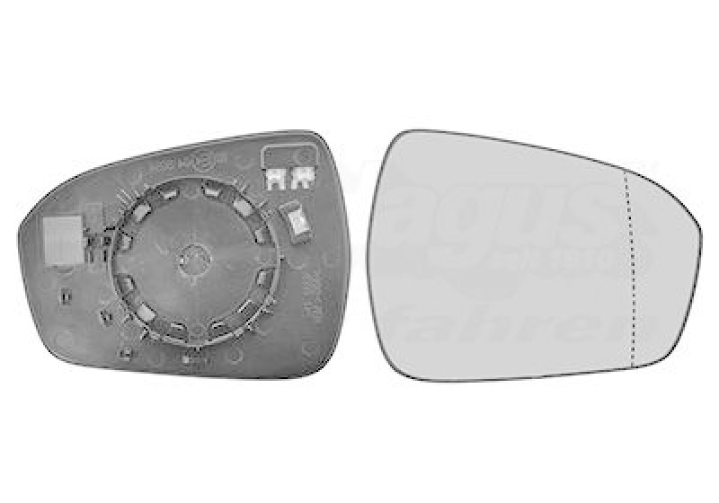 VAN WEZEL Spiegelglas, Au&szlig;enspiegel * HAGUS *