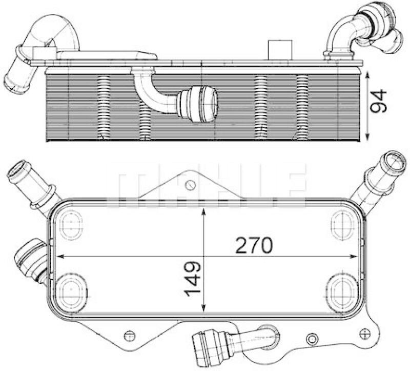 MAHLE Ölkühler, Automatikgetriebe BEHR *** PREMIUM LINE ***