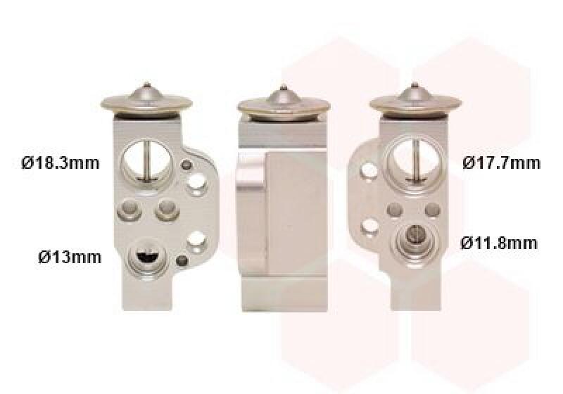 VAN WEZEL Expansion Valve, air conditioning
