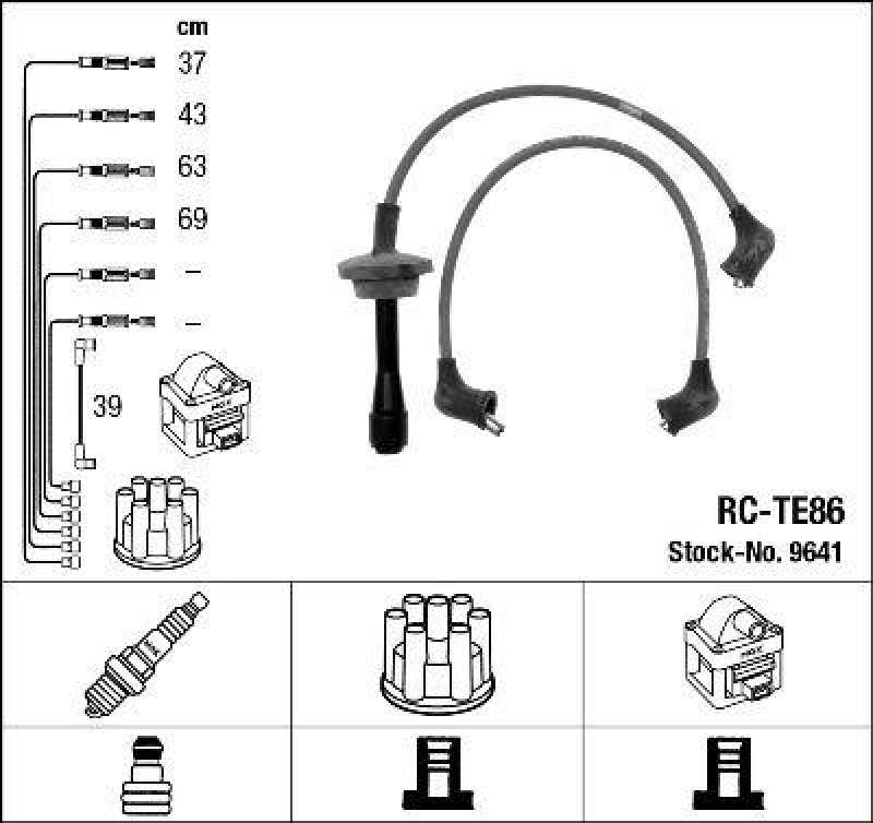 NGK Ignition Cable Kit