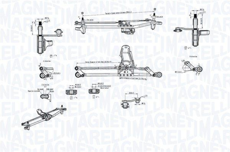 MAGNETI MARELLI Scheibenreinigungsanlage