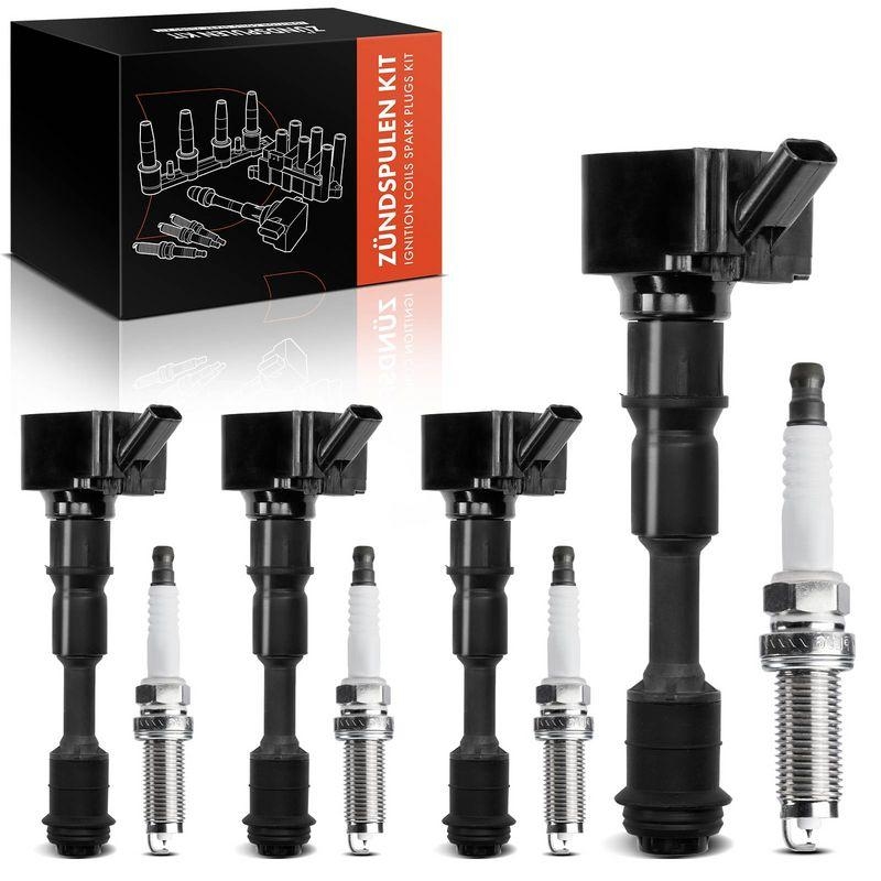 4x Frankberg Z&uuml;ndspule+4x Z&uuml;ndkerze 5481FB0040317