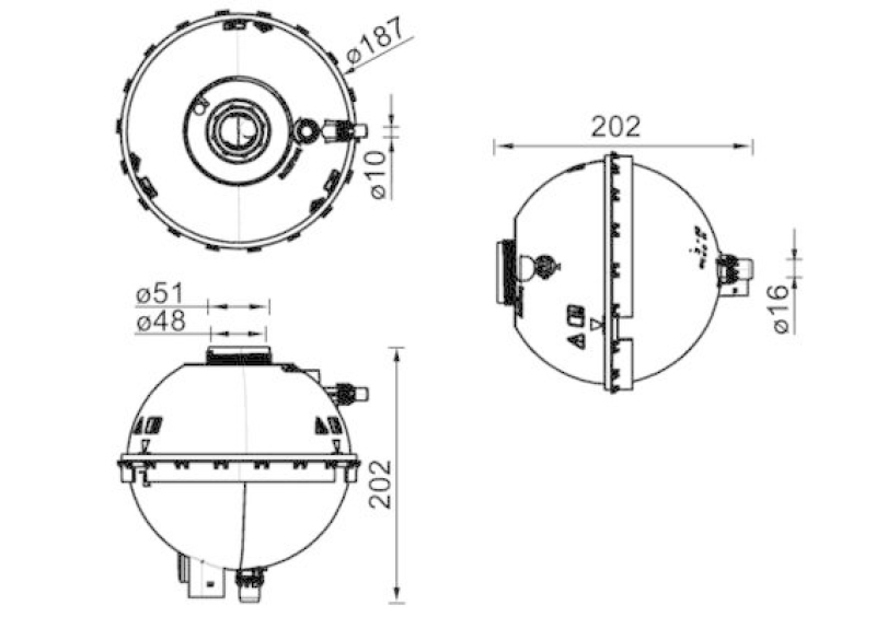 MAHLE Ausgleichsbehälter, Kühlmittel BEHR
