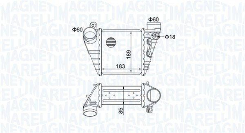 MAGNETI MARELLI Charge Air Cooler