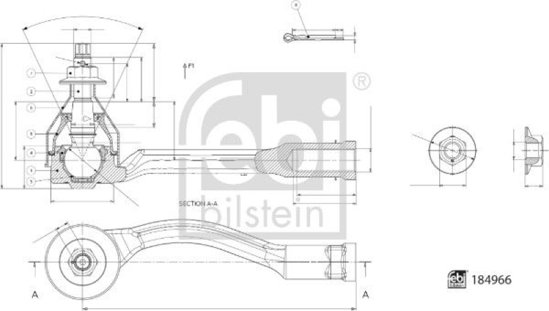 FEBI BILSTEIN Spurstangenkopf