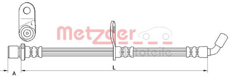 METZGER Bremsschlauch