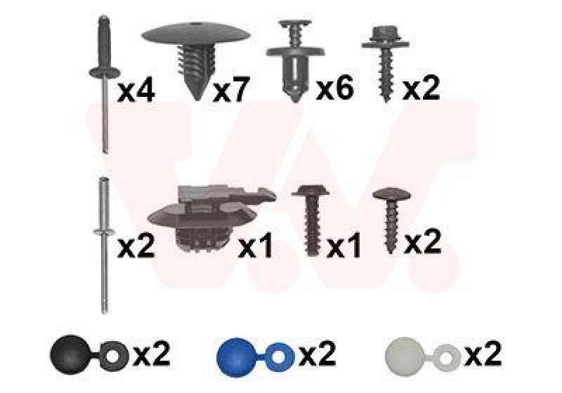 VAN WEZEL Montagesatz, Sto&szlig;f&auml;nger 4376794