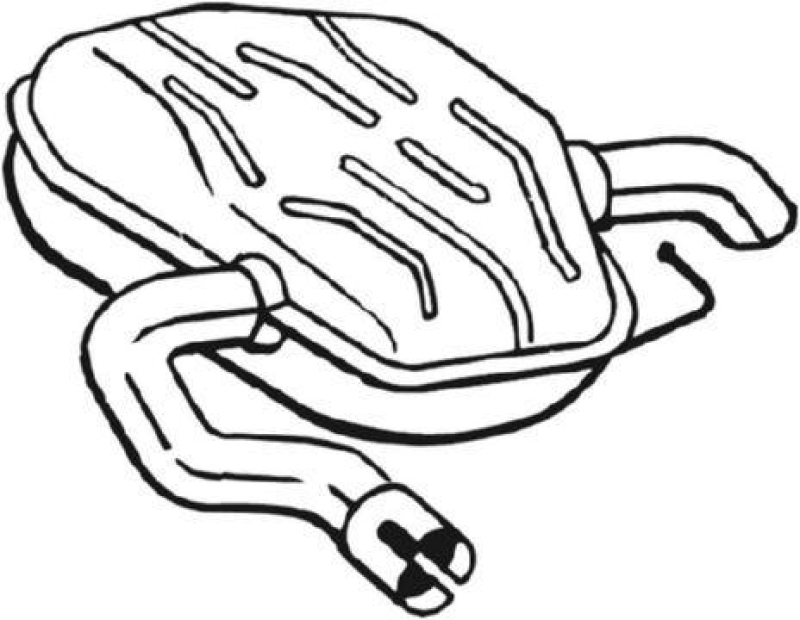 BOSAL Endschalldämpfer