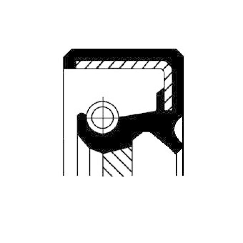 CORTECO Shaft Seal, automatic transmission