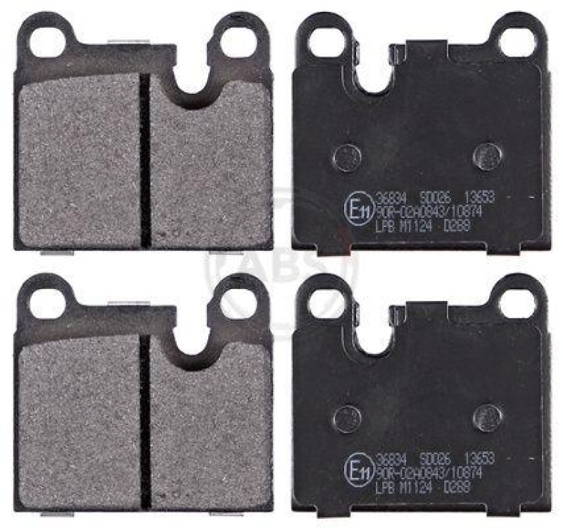 A.B.S. Bremsbelagsatz, Scheibenbremse 36834