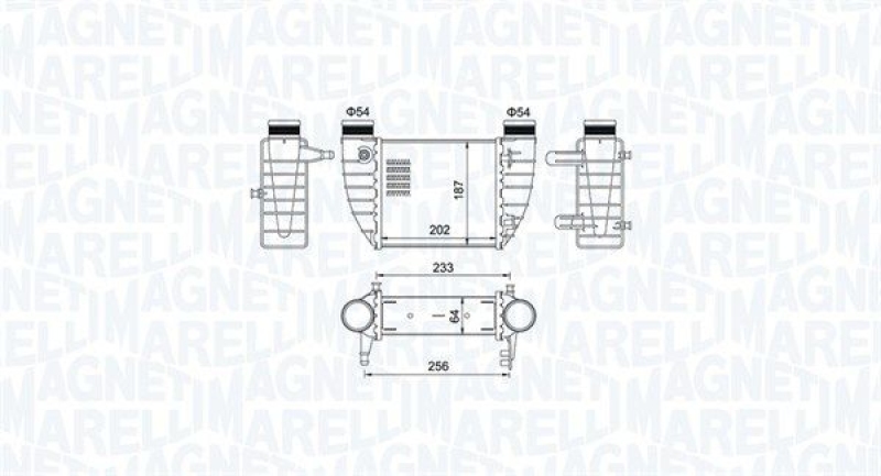 MAGNETI MARELLI Ladeluftkühler