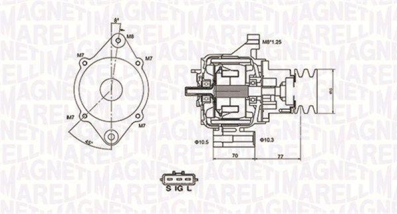 MAGNETI MARELLI Generator 63731367010