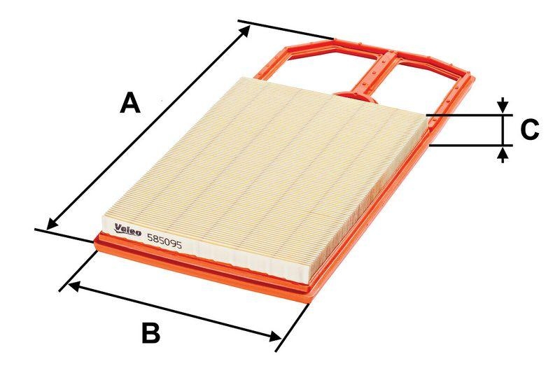 VALEO Luftfilter 585095