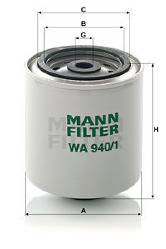 MANN-FILTER Kühlmittelfilter