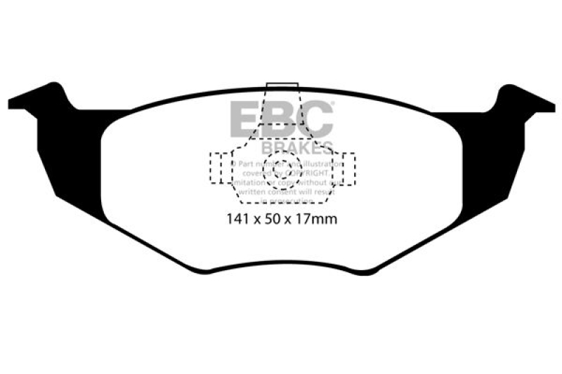 EBC Brakes Brake Pad Set, disc brake