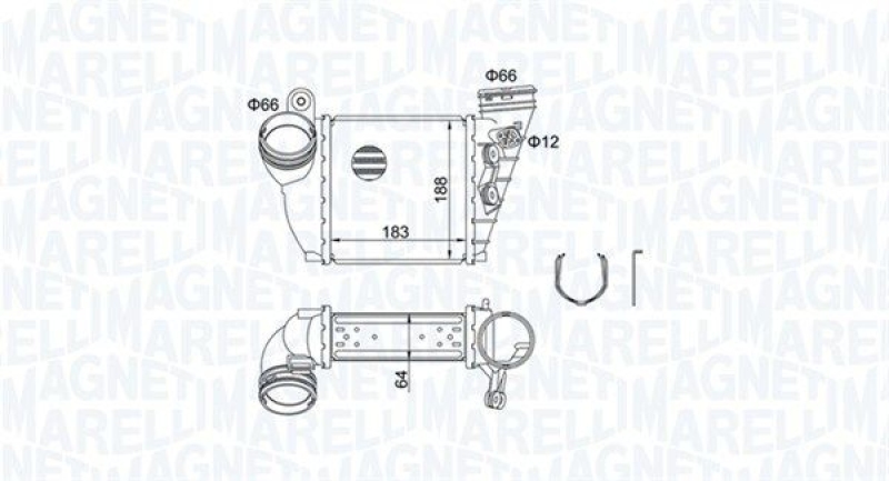 MAGNETI MARELLI Ladeluftkühler