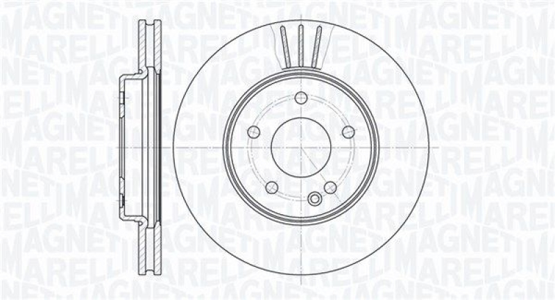 MAGNETI MARELLI Bremsscheibe