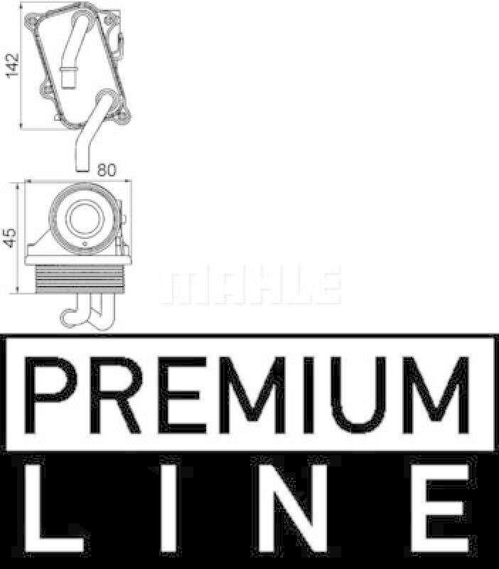 MAHLE Ölkühler, Motoröl BEHR *** PREMIUM LINE ***