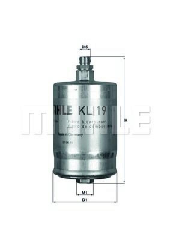 MAHLE Fuel filter