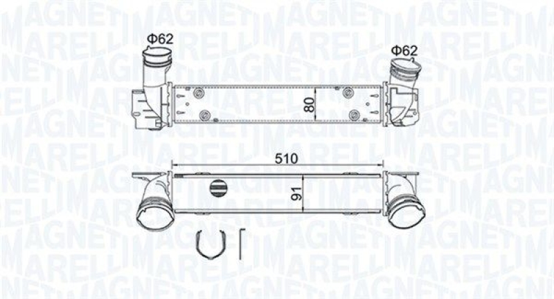 MAGNETI MARELLI Ladeluftkühler