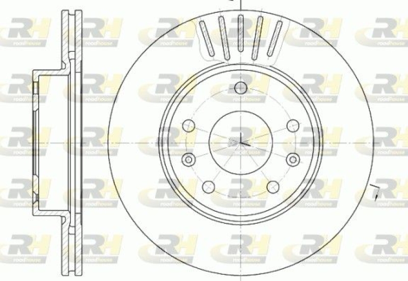 2x ROADHOUSE Bremsscheibe