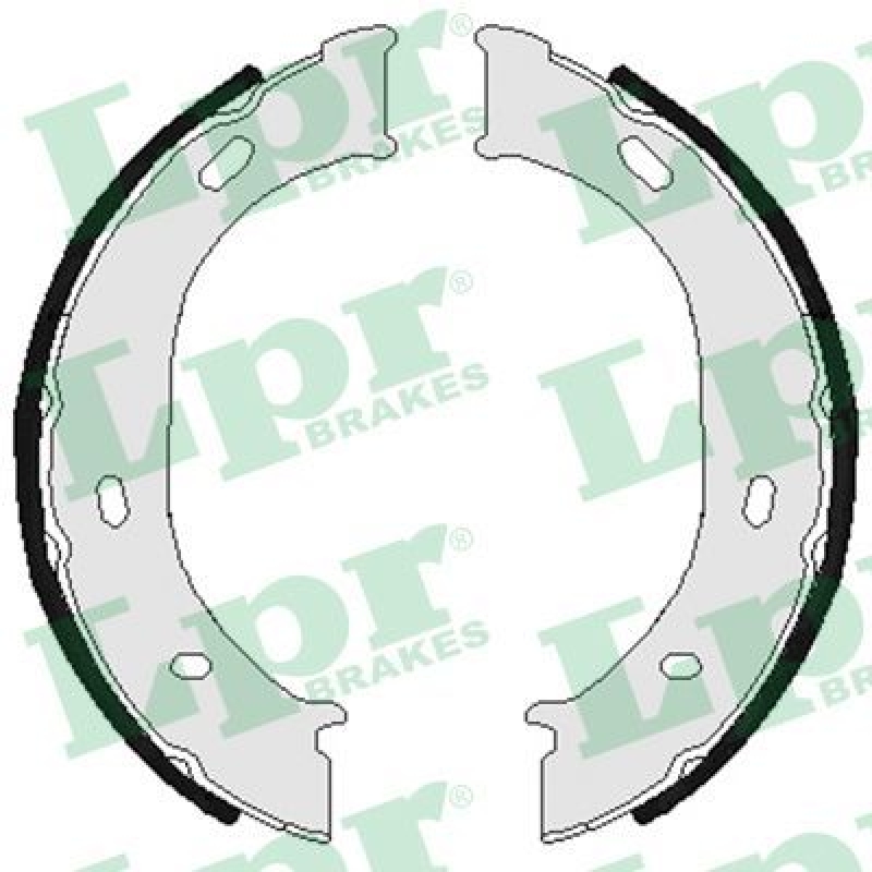 LPR Brake Shoe Set, parking brake