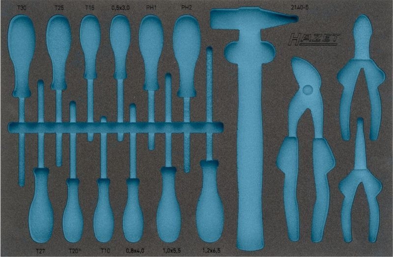 HAZET Foam Insert, assortment box