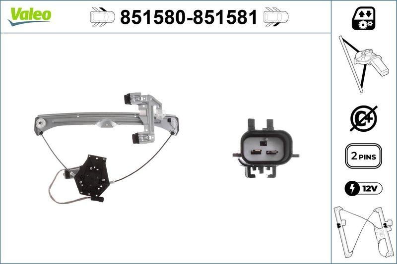 VALEO Fensterheber 851580