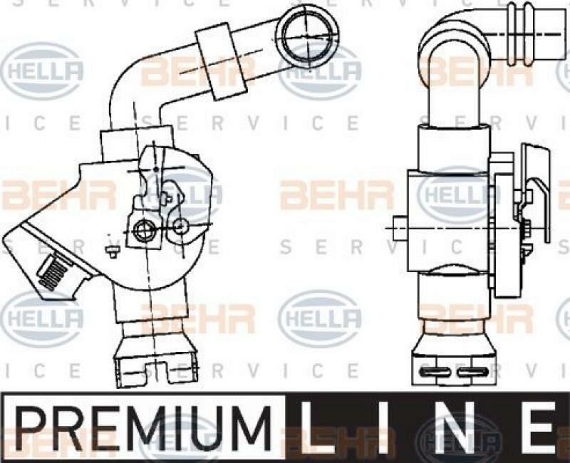 HELLA Control Valve, coolant BEHR HELLA SERVICE *** PREMIUM LINE ***