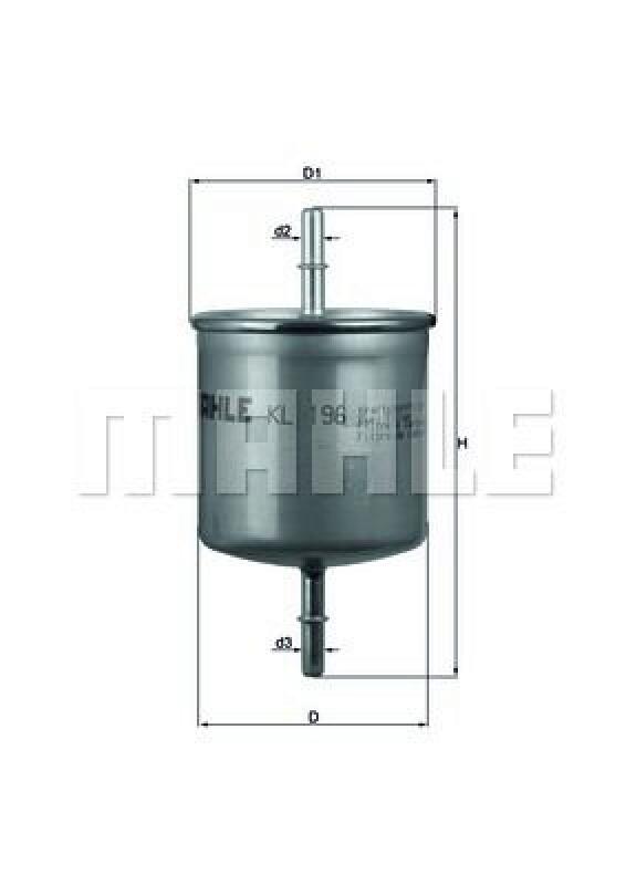 MAHLE Fuel filter