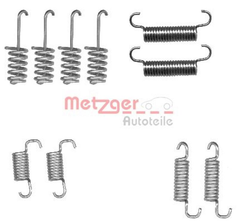 METZGER Accessory Kit, parking brake shoes