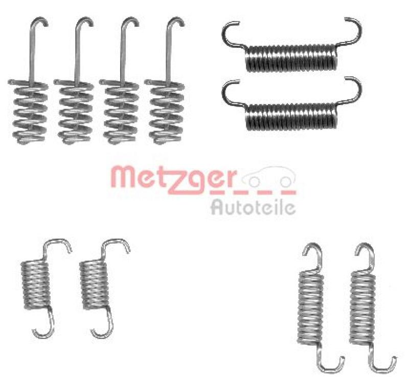 METZGER Accessory Kit, parking brake shoes