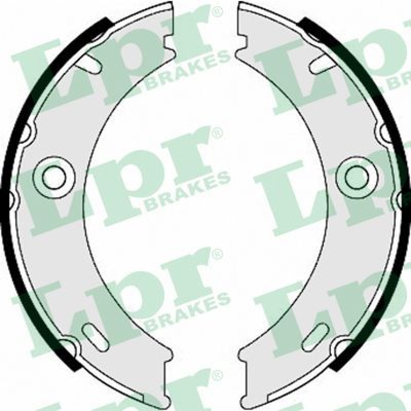 LPR Brake Shoe Set, parking brake