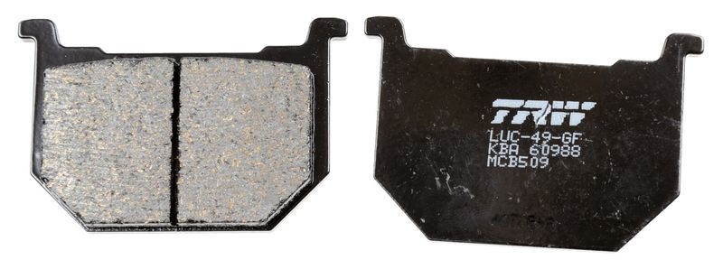 TRW Bremsbelagsatz, Scheibenbremse Organic Allround MCB509