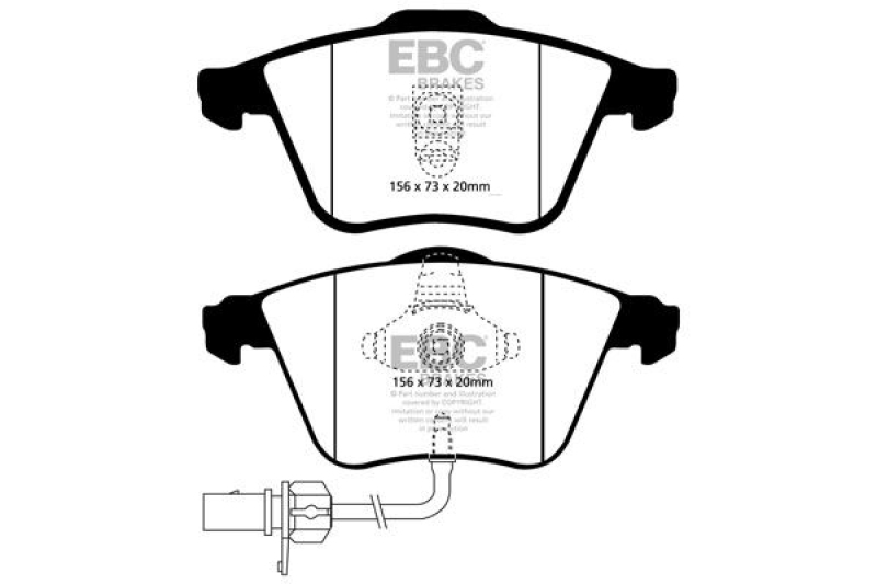 EBC Brakes Bremsbelagsatz, Scheibenbremse